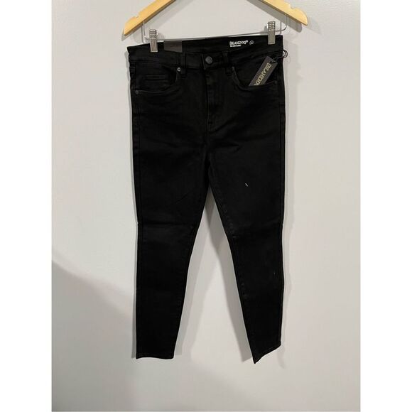 NWT Blank NYC The Great Jones High-Rise Skinny Jeans Size 29 Black - Picture 1 of 6
